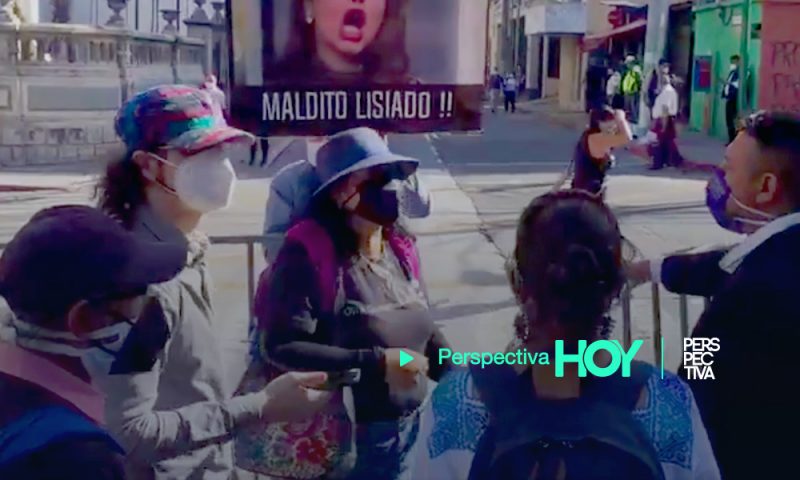 Mensaje de odio en manifestación
