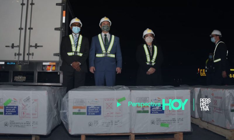 Llegan al país 200 mil vacunas donadas por la India