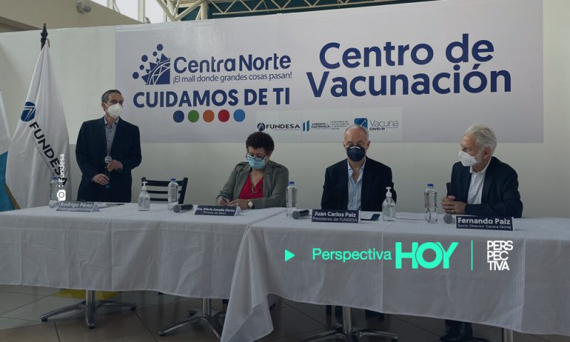 Inauguran puesto de vacunación en Centra Norte