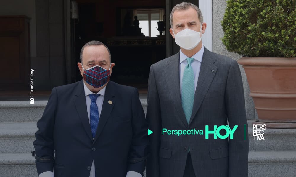 Giammattei se reúne con rey Felipe VI
