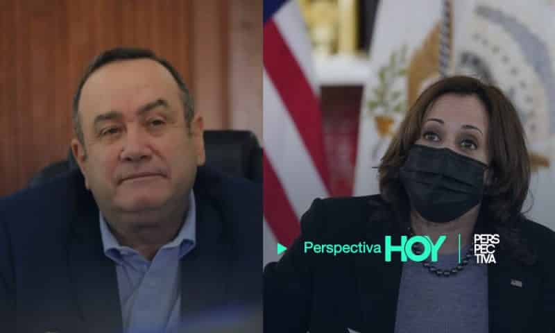 Giammattei y Harris se reúnen por videoconferencia