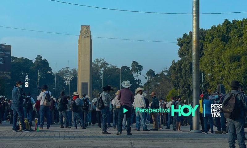 Militares retirados realizan protestas en la ciudad
