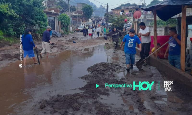 CONRED reporta viviendas dañadas y puentes colapsados por lluvias del fin de semana