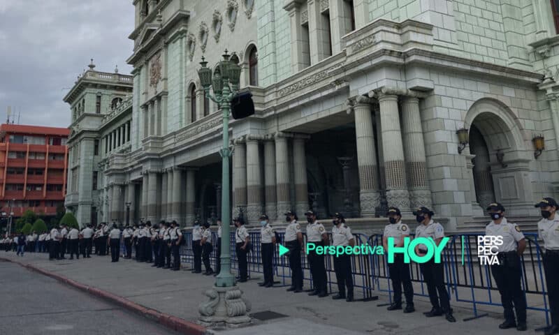 PNC denuncia a manifestantes por agredir a una agente