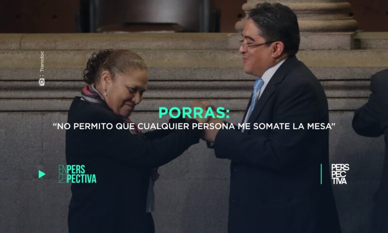 Porras: “no permito que cualquier persona me somate la mesa”