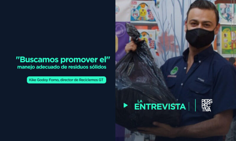 Kike Godoy Forno director de Reciclemos GT