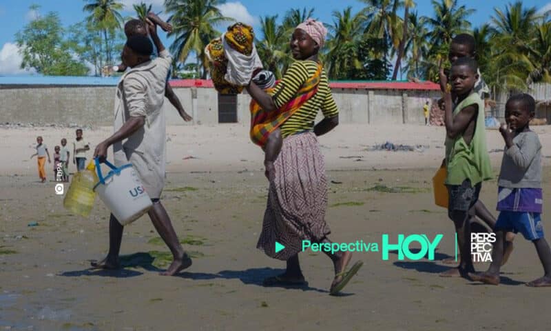 Desplazados en la provincia de Cabo Delgado, en el norte de Mozambique