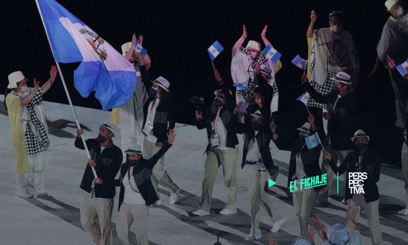 Delegación de Guatemala celebra inauguración de Tokio 2020