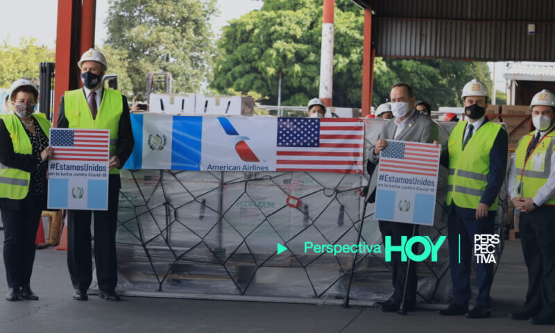 Guatemala recibe 1.5 millones de vacunas Moderna enviadas por EE.UU.