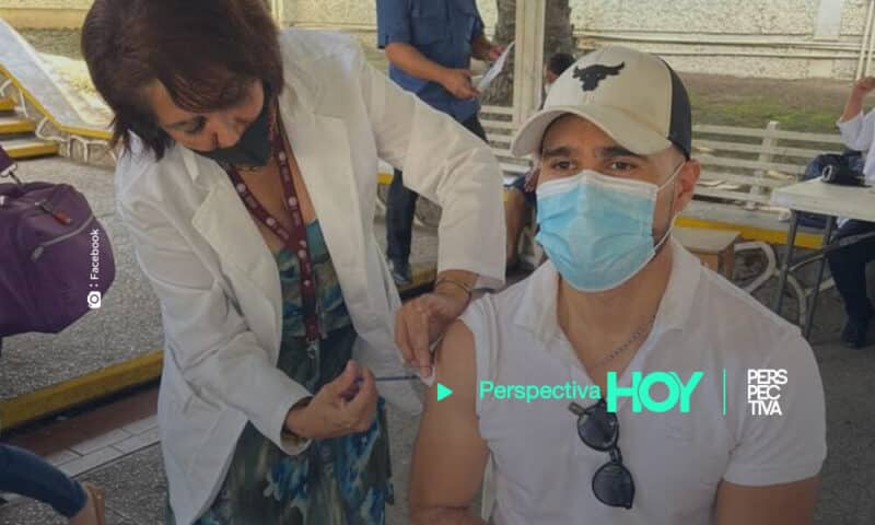 Neto Bran se vacunó en Tapachula