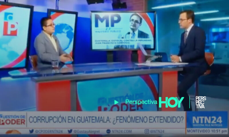 Sandoval lanza acusaciones contra Giammattei