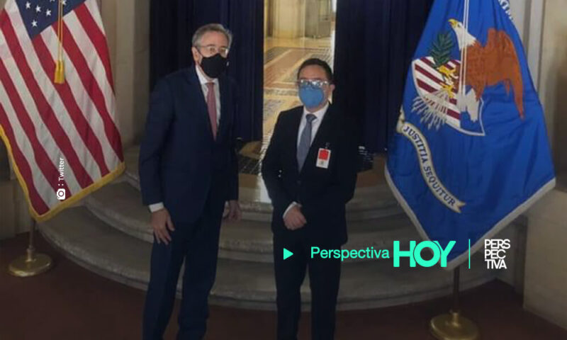 Sandoval se reúne con fiscal adjunto del Departamento de Justicia de EE.UU.