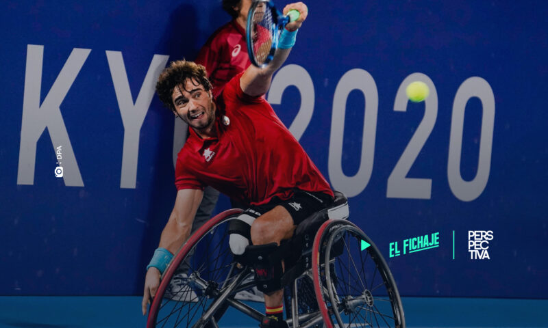 Dani Caverzaschi no puede acceder a la pelea por las medallas en el tenis en silla