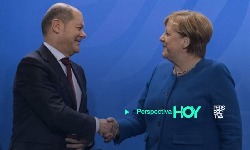Merkel felicita a socialdemócrata Scholz por su "éxito electoral"