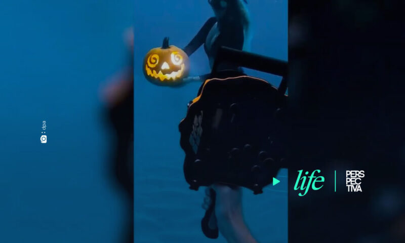 Halloween bajo el agua