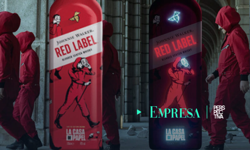 Johnnie Walker lanza botella etiqueta roja con diseño edición limitada
