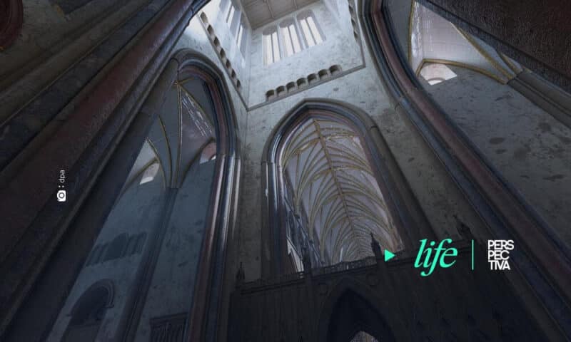 Viaja a la catedral de Londres de 1620 con su entorno y sonidos