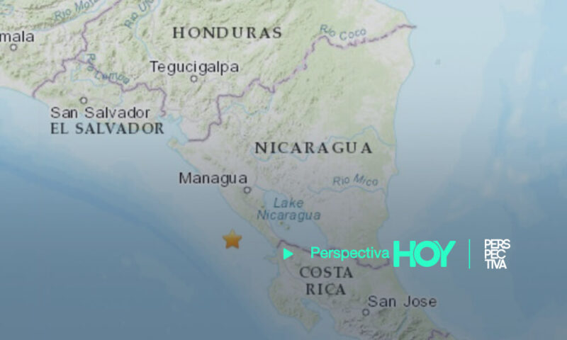 Registrado un fuerte temblor de magnitud 6,2 frente a las costas de Nicaragua