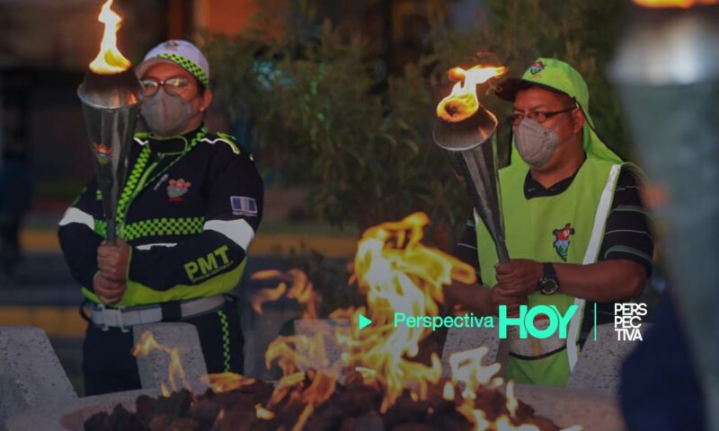 Municipalidad enciende “llama conmemorativa” en memoria de víctimas de la pandemia