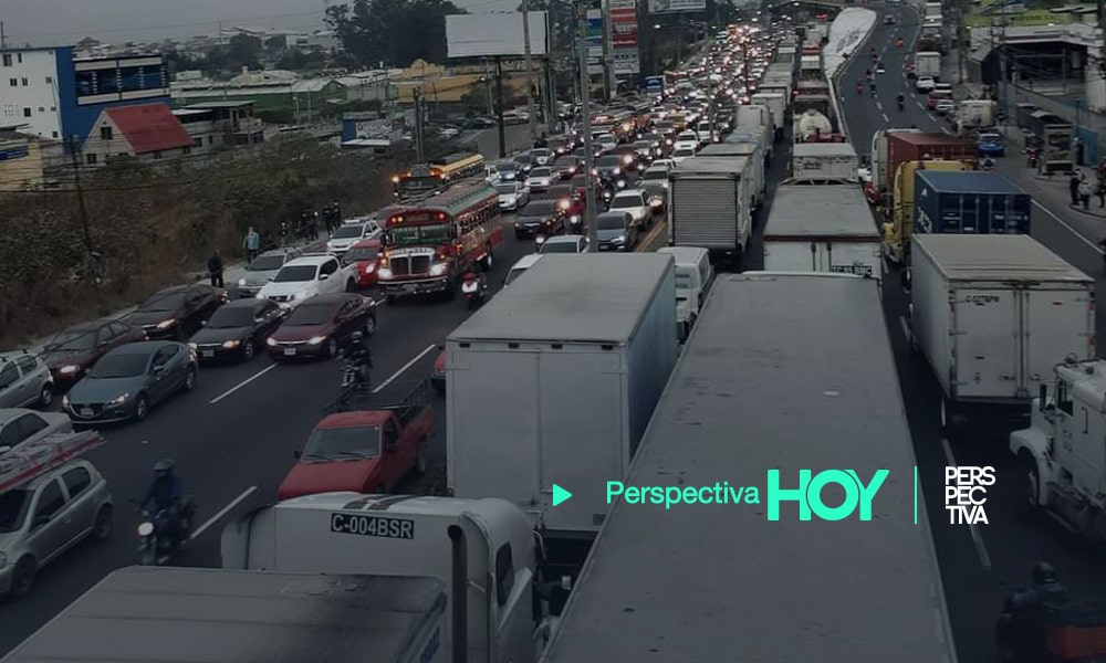 Tránsito paralizado desde Aguilar Batres hasta Amatitlán