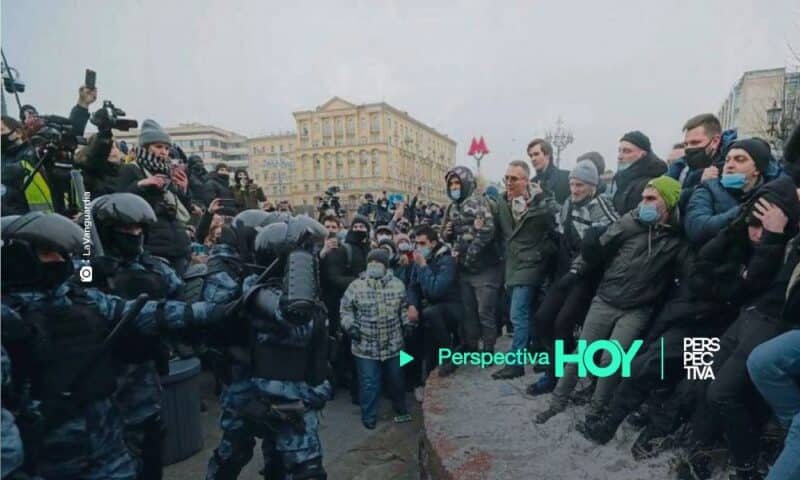 Más de 5 mil detenidos en Rusia por manifestarse contra la guerra en Ucrania