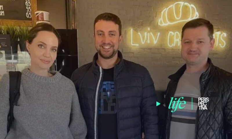 Angelina Jolie visita Ucrania