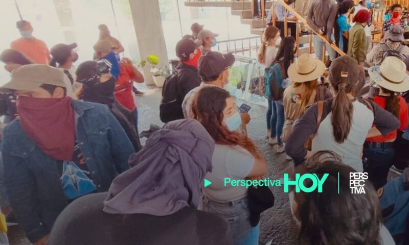 Estudiantes toman edificio de rectoría de la USAC