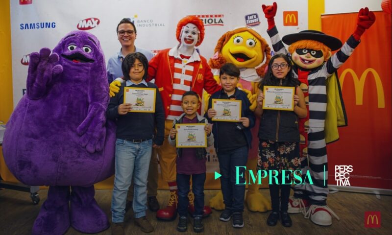 McDonald’s premia a ganadores del Certamen de Cuentos “Yo cuido mi planeta”