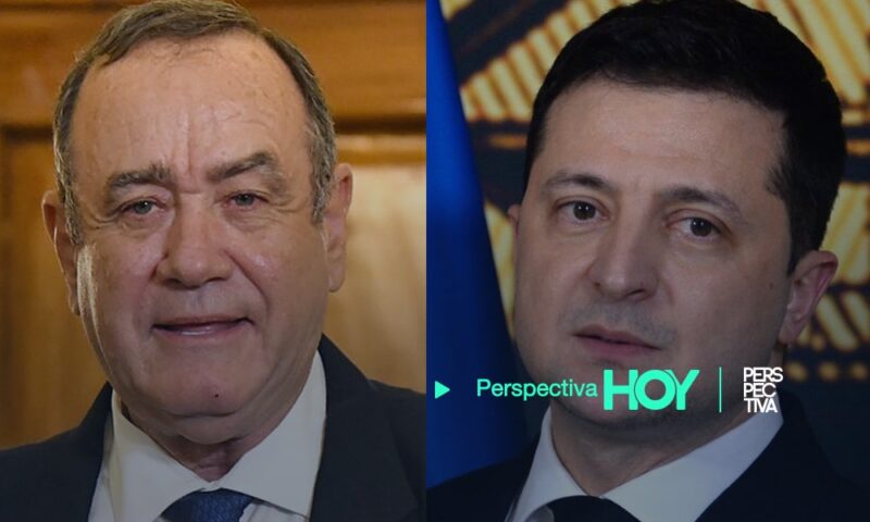 Zelensky invita a Giammattei a visitar Ucrania