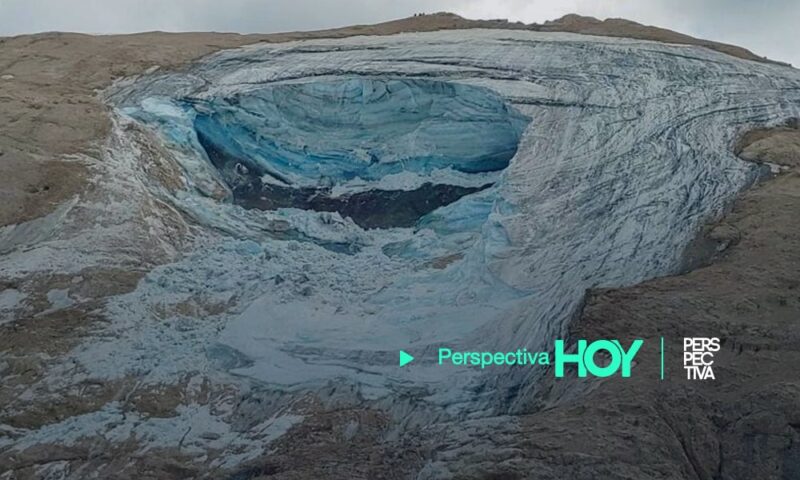 Al menos seis muertos por derrumbe de un glaciar en los Alpes italianos
