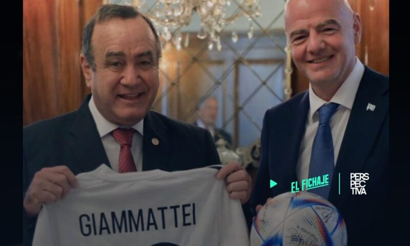 Giammattei y Gianni Infantino se reúnen para considerar un nuevo estadio nacional
