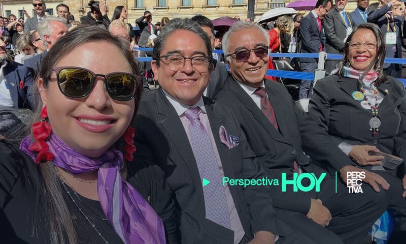 PDH asiste a toma de posesión de Gustavo Petro en Colombia