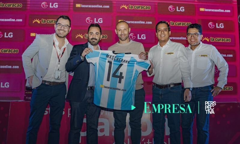 La Curacao y LG celebran la fiesta del fútbol junto a Javier Mascherano