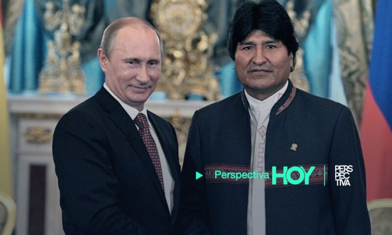 Evo Morales felicita a Putin por su cumpleaños