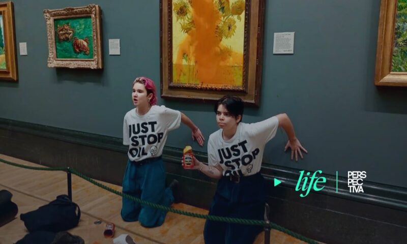 Vandalizan pintura ‘Los Girasoles’ de Van Gogh