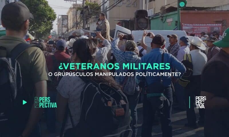 ¿Veteranos militares o grupúsculos manipulados políticamente?