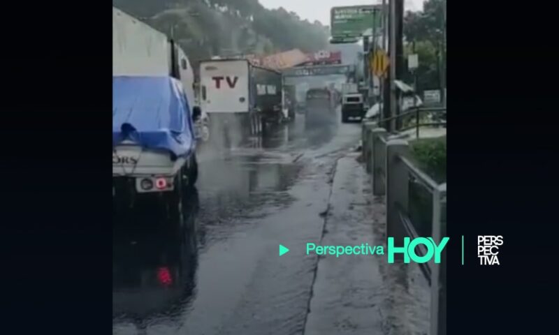 Riesgo por asfalto inestable en la ruta al Pacífico