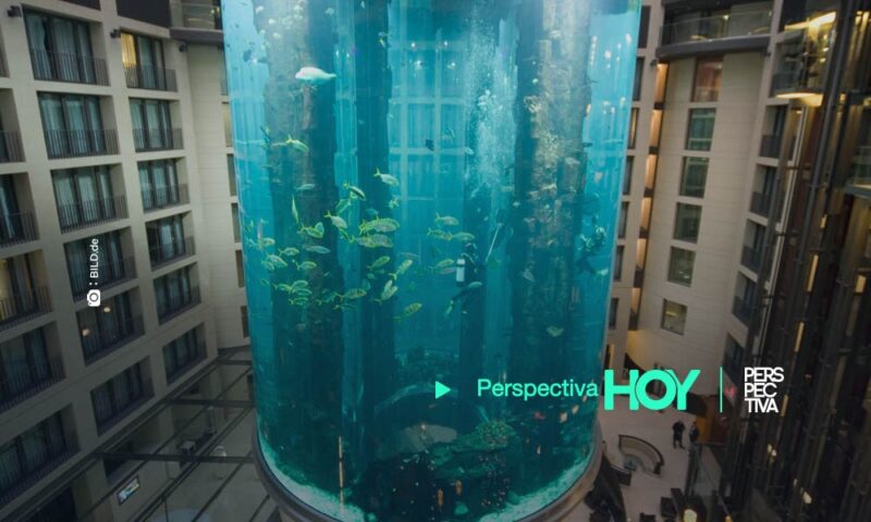 Berlín: Aqua Dom estalla, dejando miles de peces muertos y dos personas heridas