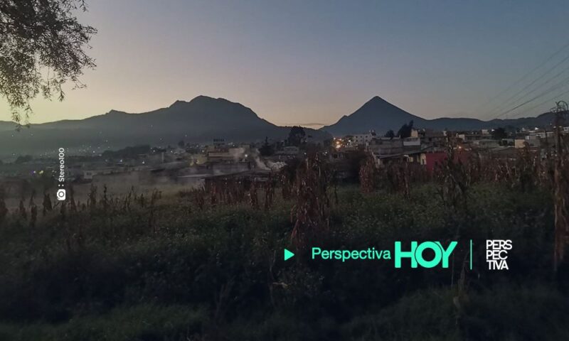 Xela amanece con escarcha