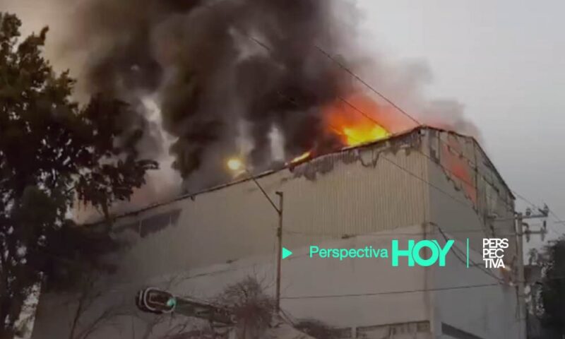 Incendio en mercado Tepito, de la alcaldía Cuauhtémoc, México