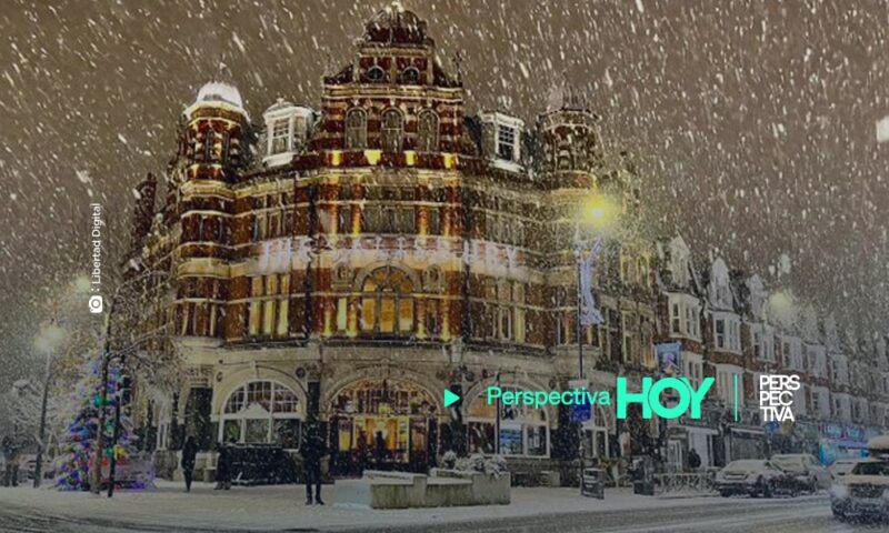 Londres se vistió de blanco por gran nevada