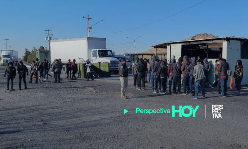 Rescatan a 57 menores guatemaltecos dentro de un remolque en México