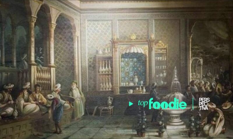 La primera cafetería en la historia