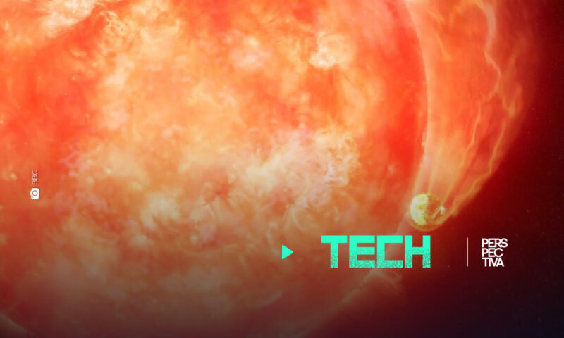 Estrella devora planeta