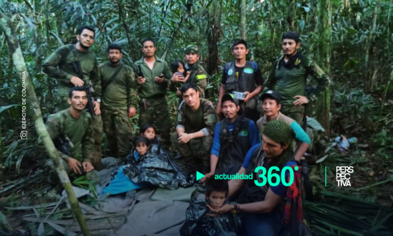 Tras sobrevivir 40 días en la selva, niños colombianos permanecerán en el hospital