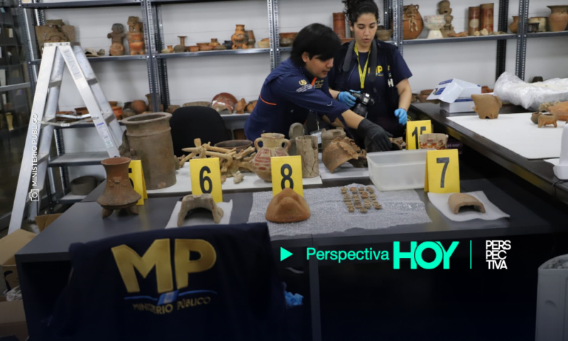 MP realiza allanamientos por posible tráfico de piezas arqueológicas