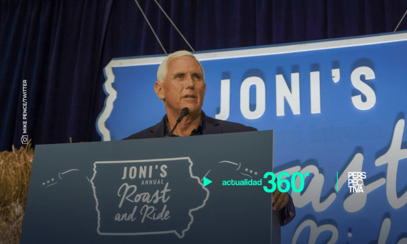 Ex vicepresidente de Trump, Mike Pence buscará el voto republicano