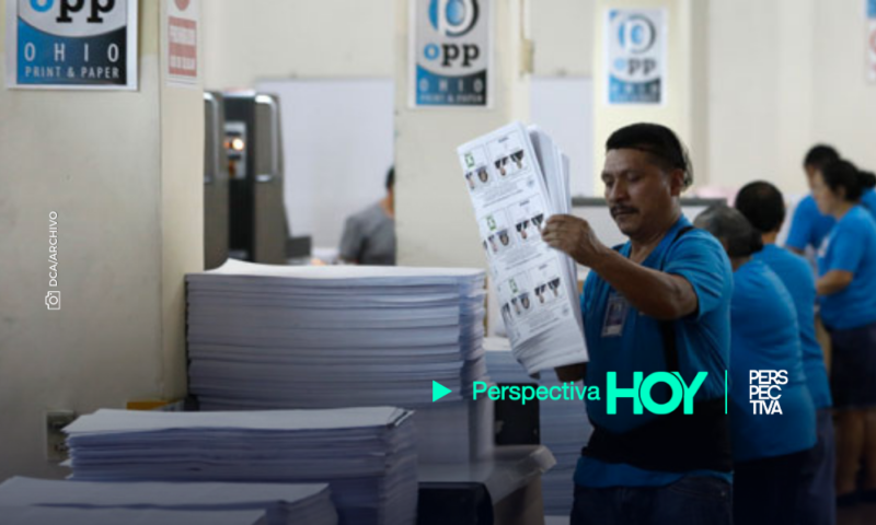 TSE: impresión de papeletas para segunda vuelta inicia esta semana