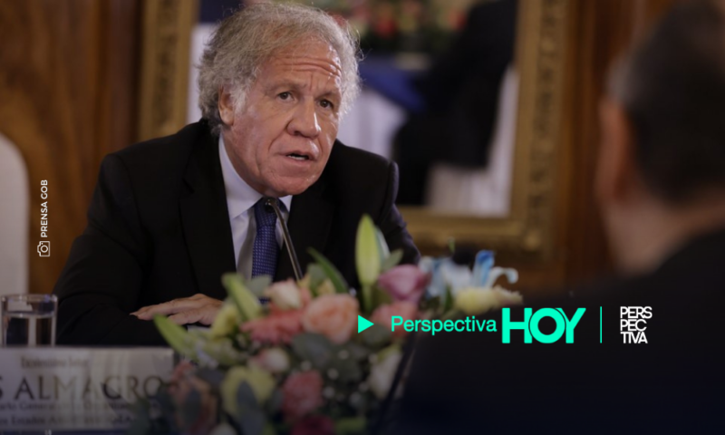 Gobierno pide a Almagro acompañamiento de la OEA durante proceso electoral