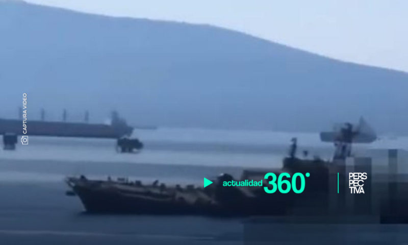 Reportan daños en buque de guerra, tras ataque con drones ucranianos